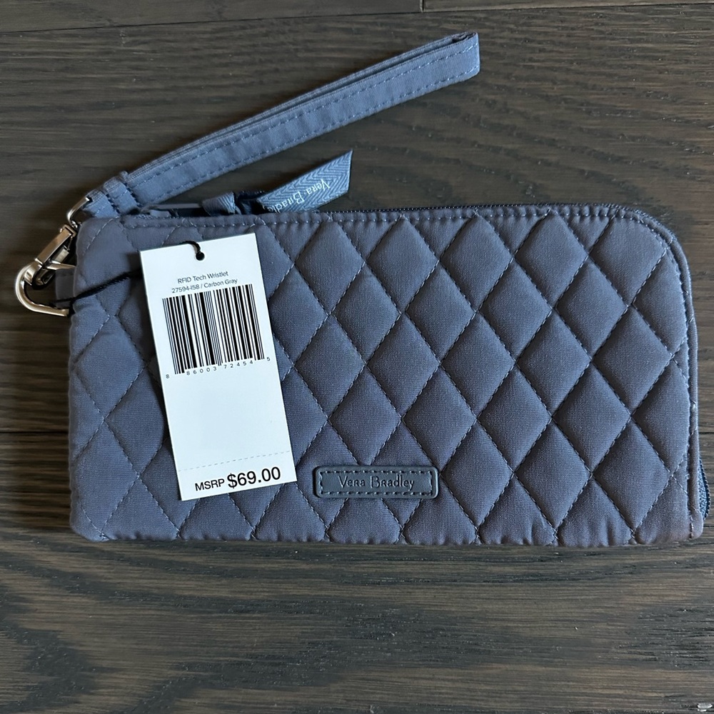 Vera Bradley RFID Microfiber Tech Wristlet NWT ❤️‍🔥FIRM PRICE❤️‍🔥
